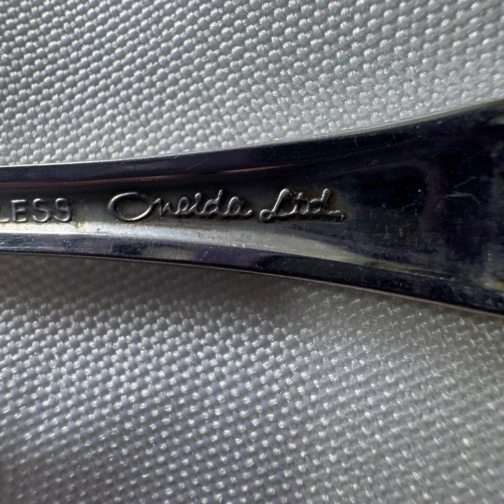 Oneida 1881‎ Rogers Rose Song Stainless Flatware 12pc Floral Silverware Vintage